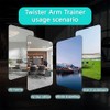 Twister Arm Trainer, Twister Arm Exerciser Adjustable Chest Expander Portable