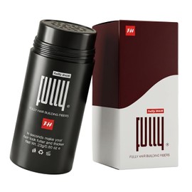 Fibras Capilares de Queratina PREMIUM para Calvicie, Raíces Blancas y Volumen para Cabello Peinado 23 gr FULLY HAIR (COLOR CAFÉ CLARO)