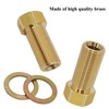 1 Set 100818 Thick Countertop Extension Set for Faucet Valves,