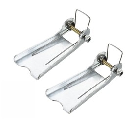 2 Pack Steel Safety Hooks Latch Replacement Kit for Clevis Slip Hook Truck Trailer Towing Receiver Hitch, Silver, 5T