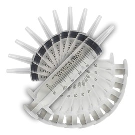 Romed Top Disposable Sterile Catheter Syringes Wound Syringes (Pack of 10, 50/60 ml)