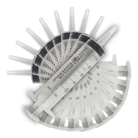 Romed Top Disposable Sterile Catheter Syringes Wound Syringes (Pack of 10, 50/60 ml)
