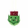 Sass & Belle Fun Food Brussels Sprout Hanging Felt Decoration