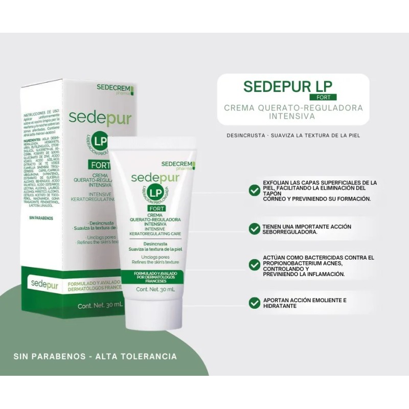 SEDECREME Sedepur Crema Antiacné Piel Mixta Con Ácido Salicílico 30g