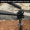 Hsthe Sea 4 x Trekking Pole Tips, Alpenstock Tip, Portable