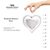 Woodstock Chimes Rainbow Makers Shimmers Suncatcher, Heart