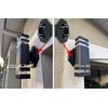 iMBAPrice IMBA-8161-BK-2 (2-Pack) Vertical Siding Lamp Octagon Mounting Kit with