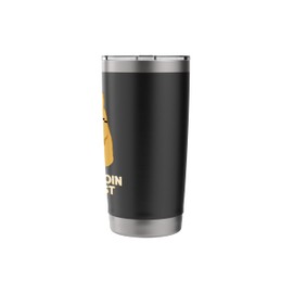 In Dogecoin We Trust Funny Doge Memecoin Crypto Stainless Steel Insulated Tumbler