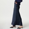 The Drop Women’s Alya Silky Slip Maxi Skirt, Navy, S