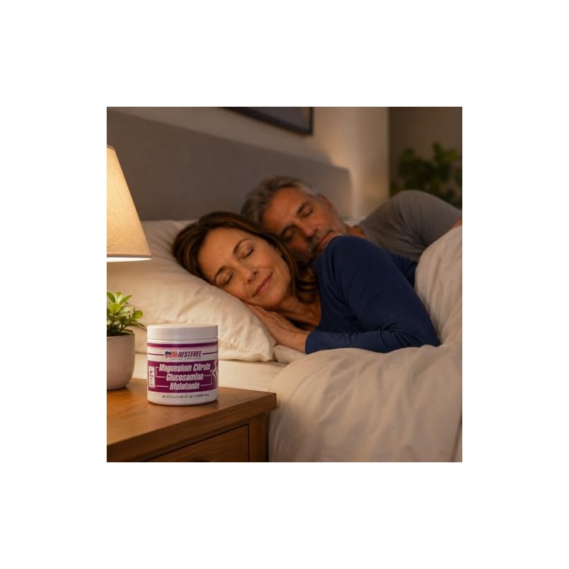 Citrato de magnesio puro RestFree - con glucosamina y melatonina