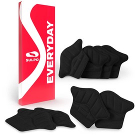 SULPO 4 Pairs Heel Pad Set - Extra - Soft Heel Cushion Made of Sponge, Heel Protection, Heel Pad Against Friction and Blisters - Heel Protectors for Too Large Shoes