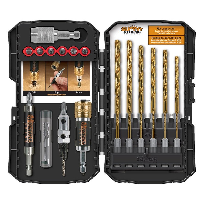 Montana Brands MB-63126 28 Piece Titanium Coated Drill and Drive