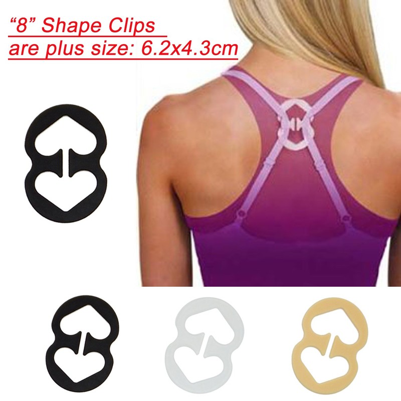 DoHope 9pcs Cleavage Control Bra Strap Clips Converter Hide Bra