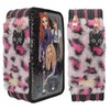 Depesche 13017 TOPModel Rebel Kitty - Filled 3-Compartment Pencil Case