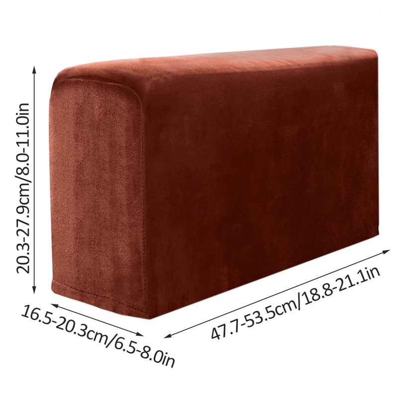 Armrest Covers 2pcs Universal Armchair Covers Non-Slip Sofa Armrest Protector