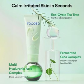 TOCOBO Cica Calming Gel Cream 75 ml Gel Crema Facial Calmante e Hidratante para Piel Sensible