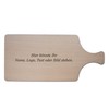 Breakfast board with your own text or motif, chopping board