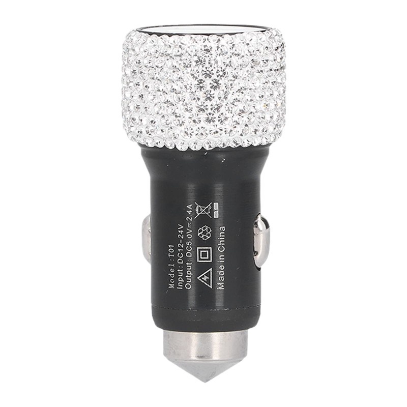 Car Charger, USB Car Charger, 5 V, Decoration, Dual Port