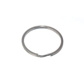 SPLIT KEY RINGS 38MM 1 1/2 INCH NICKEL PLATED STEEL (pack of 50)