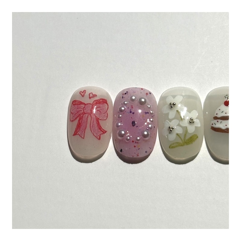 [Ar] Salang handmade nail tip drawing nail art specialist /