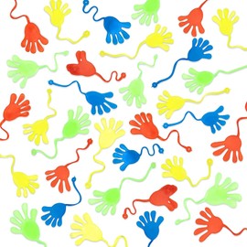 YEWCEP Pack of 50 Clapping Hands for Children, Colourful Clapping Hand Toy for Children, Sticky Clapping Hands Set, for Children's Birthday Gift Party Bags, Suitable for Children's Birthday Parties