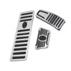 3pcs Accelerator Brake Pedals Foot Rest Plate Waterproof Fireproof Replacement
