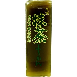 Kinjo Seika Matcha Yokan 130g (Pack of 10), Value Pack, Traditional Bean Paste Jelly Sweets Matcha Flavor Souvenir Gift Snacks from Aichi Prefecture, MADE IN JAPAN