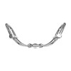 Equine Smile ES0090 ErgoBit D-Ring Snaffle Double Broken Anatomically Shaped