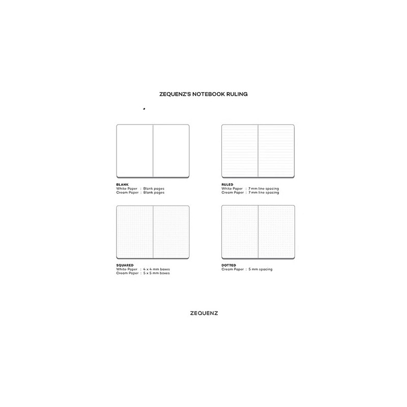 Zequenz The Color Notebook B6 Light Blue Lined