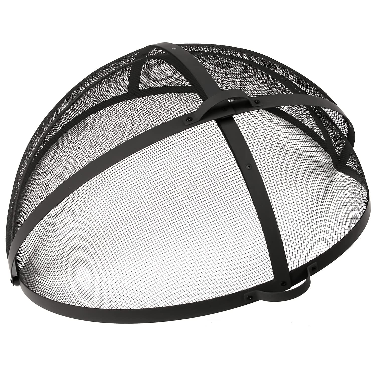 WeCooper Heavy-Duty Fire Pit Spark Screen, 36In Round Steel Mesh Screen ...