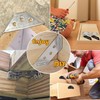 20 pieces corner connectors, stainless steel, Jeboler corner brackets, triangle