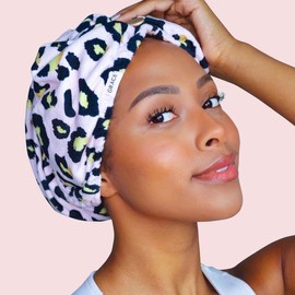 Grace & Company | Oprah's Favorite Things | Plush Hair Towel | Reusable | Anti-Frizz | Machine Washable |Micro Cotton