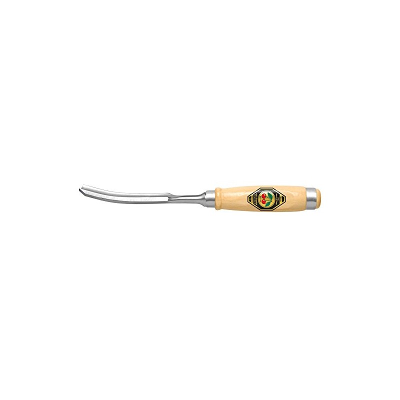 Kirschen 1471010 Firmer Gouge with Hornbeam Handle, Beige/Silver, 10 mm