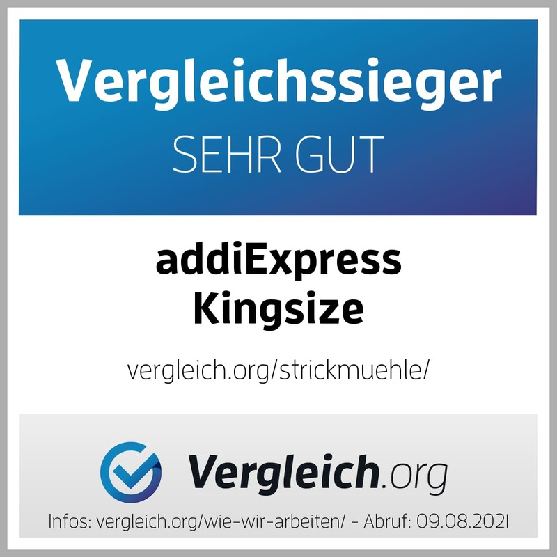 Addi Express King Size Knitting Machine, 46 Needle Round Loom