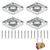 4 Pcs M5 Heavy Duty Pad Eye Plate 304 Stainless