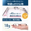 [PrePiar] 老眼鏡 おしゃれ コンパクト ブルーライトカット UVカット 携帯用 メンズ レディース ブラック