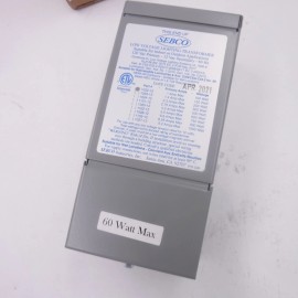 Sebco 1022-12 60W 120V Low Voltage Lighting Transformer
