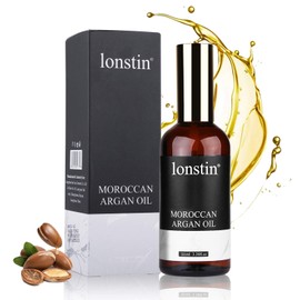 lonstin Hair Oil, Moroccan Argan Oil, Hair Oil for Hair, Leave in Hair Treatment for Dry Hair, Repair & Smooth Damaged Hair, Hair Serum Gives a Luxurious Feel to Your Hair (50ml)