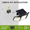 DAMINY Solar Security Light with Motion Sensor,Super Bright LED,Solar-Motion Lights