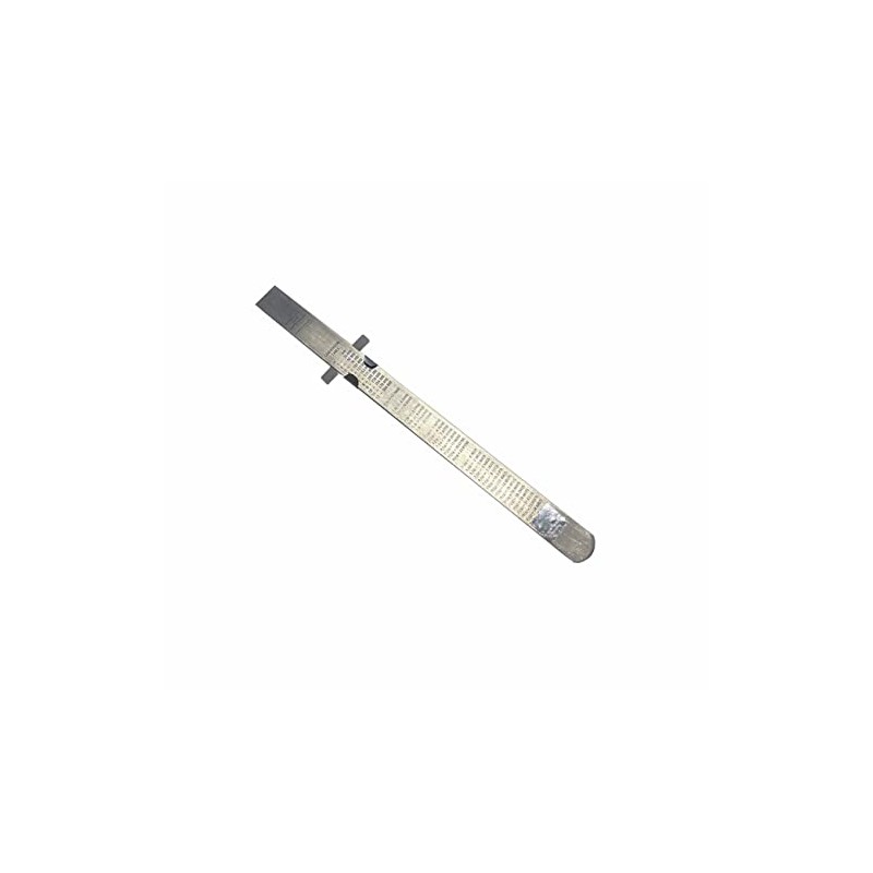 Proops Ruler, Stainless Steel 150mm Rule with Conversion Table, Depth