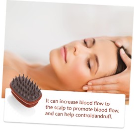 BIUDECO Scalp Shampoo Brush Head Hair Scalp Water Spa Massage Brush Hair Shampoo Brush