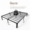 XUKIL 14 Inch Metal Bed Frame Queen Size, Heavy Duty