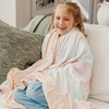 Copper Pearl Jumbo Premium Knit 3 Layer Stretchy Throw Blanket