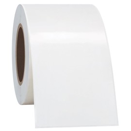 Hybsk 2x4 inch Rectangle Square Crystal Clear Retail Package Seals Circle Wafer Stickers/Transparent Labels (2x4 inch)