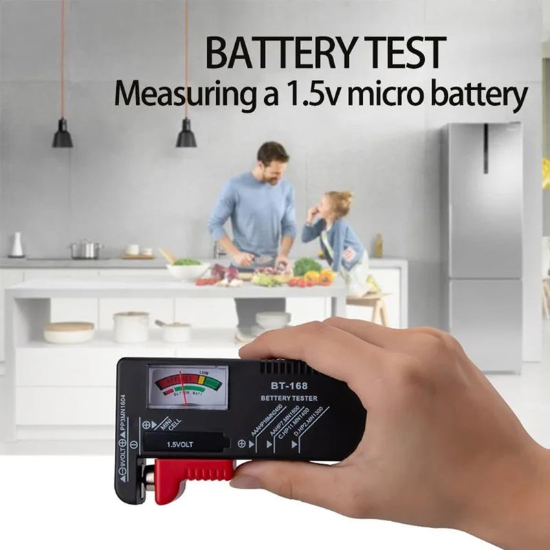 Battery Tester Checker Battery Capacity Tester Display Checkered Analyzer Digital