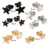 Fly Style Stainless Steel Star Stud Earrings – Small Stars