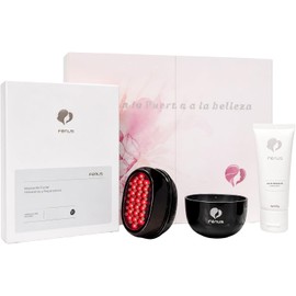 V1 - Dispositivo de Belleza Facial con Tecnología de Radiofrecuencia, EMS Dinámico y Terapia de Luz LED (Rojo, Amarillo, Azul) para Reafirmar la Piel, Reducir Arrugas y Combatir el Acné