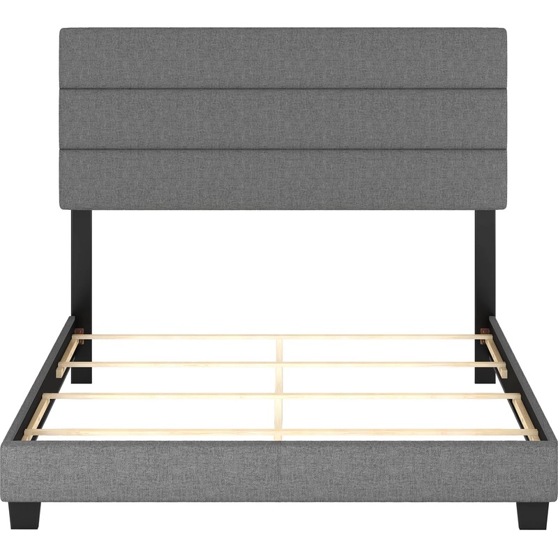 Boyd Sleep Ravenna Platform Bed Frame, Full, Grey