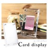 Kashiwise Display Case, Card Stand, Acrylic Frame