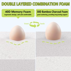 3.5 Inch Stadium Seats for Bleachers with Integral Cutting Memory Foam, Stadium Seat Cushion Waterproof Extra Thick Bleacher Cushion, Portable Stadium Cushions for Indoor Outdoor Events